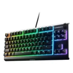 SteelSeries Apex 3 Full Size Black Whisper Quiet Membrane