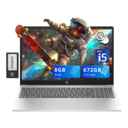 HP 250 G9 15.6-inch Laptop Intel Core i5-1235U Intel Iris Xe 8GB RAM 512GB