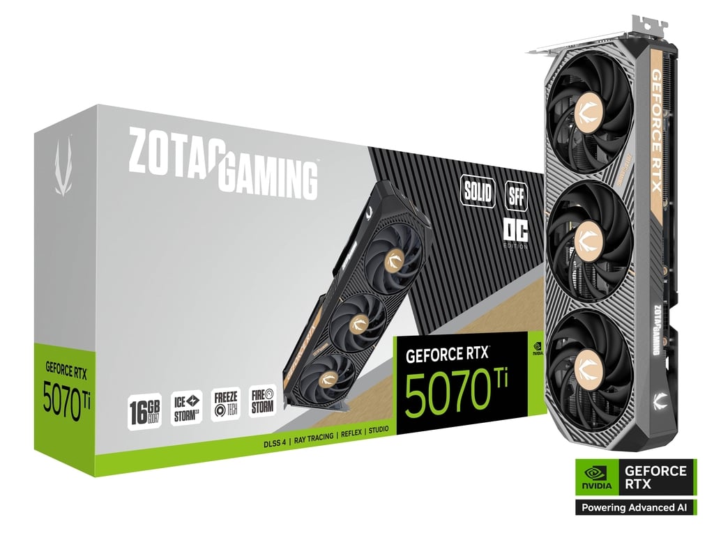 ZOTAC Gaming GeForce RTX 5070 Ti SOLID SFF OC