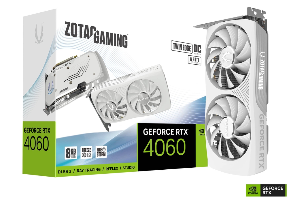 ZOTAC GeForce RTX 4060 Twin Edge OC White Edition